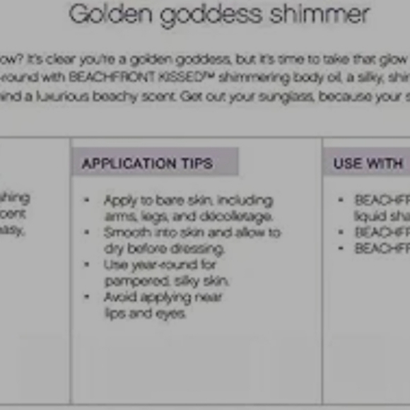 Younique Beachfront Kissed Shimmering Body Oil Head-to-toe Glow - Picture 4 of 4